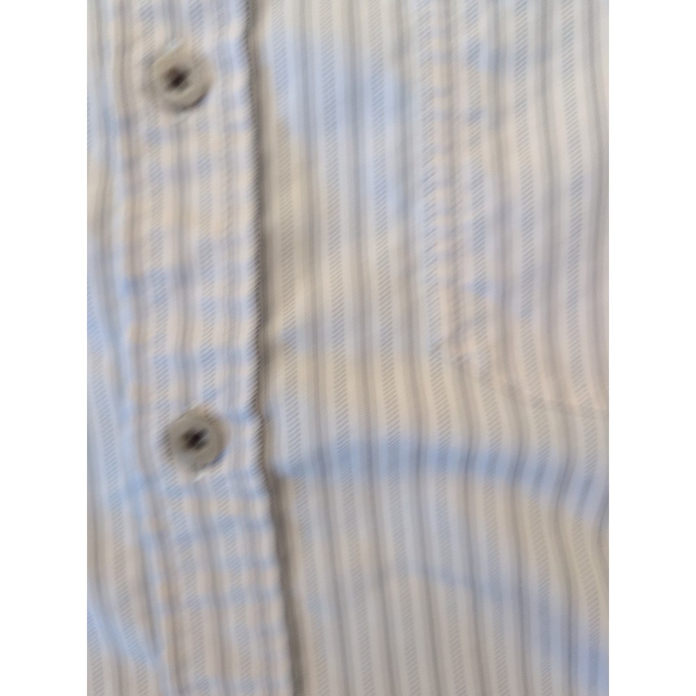 O'Neill Heritage Series Shirt Fit Small Tag; Med Ivory Black Striped Button Up - Picture 5 of 16